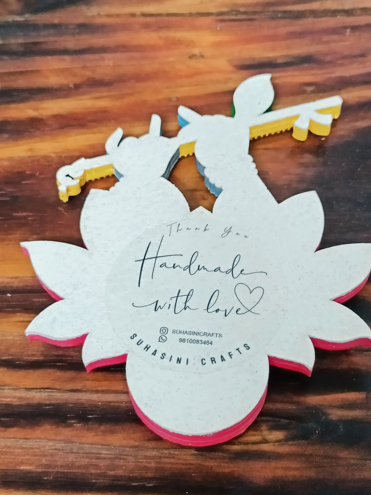 Murali Manohar Shubh Labh Size - 5 x 4.1 Inches