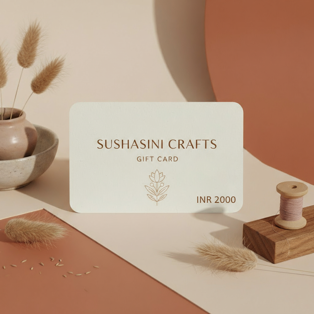The Perfect Gift of Choice: A Suhasini Crafts E-Gift Card 🎁
