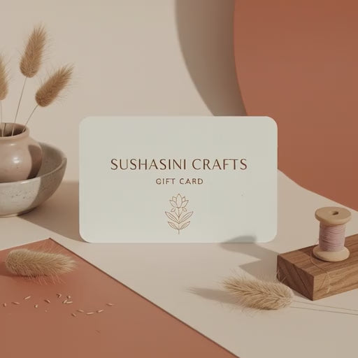 The Perfect Gift of Choice: A Suhasini Crafts E-Gift Card 🎁